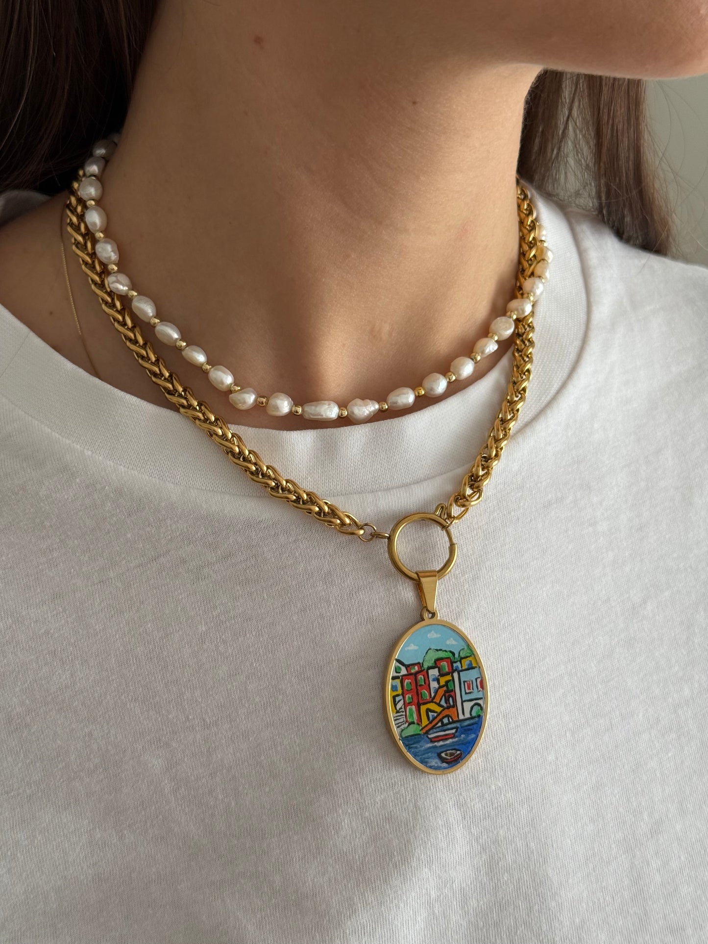 Collier perle di fiume
