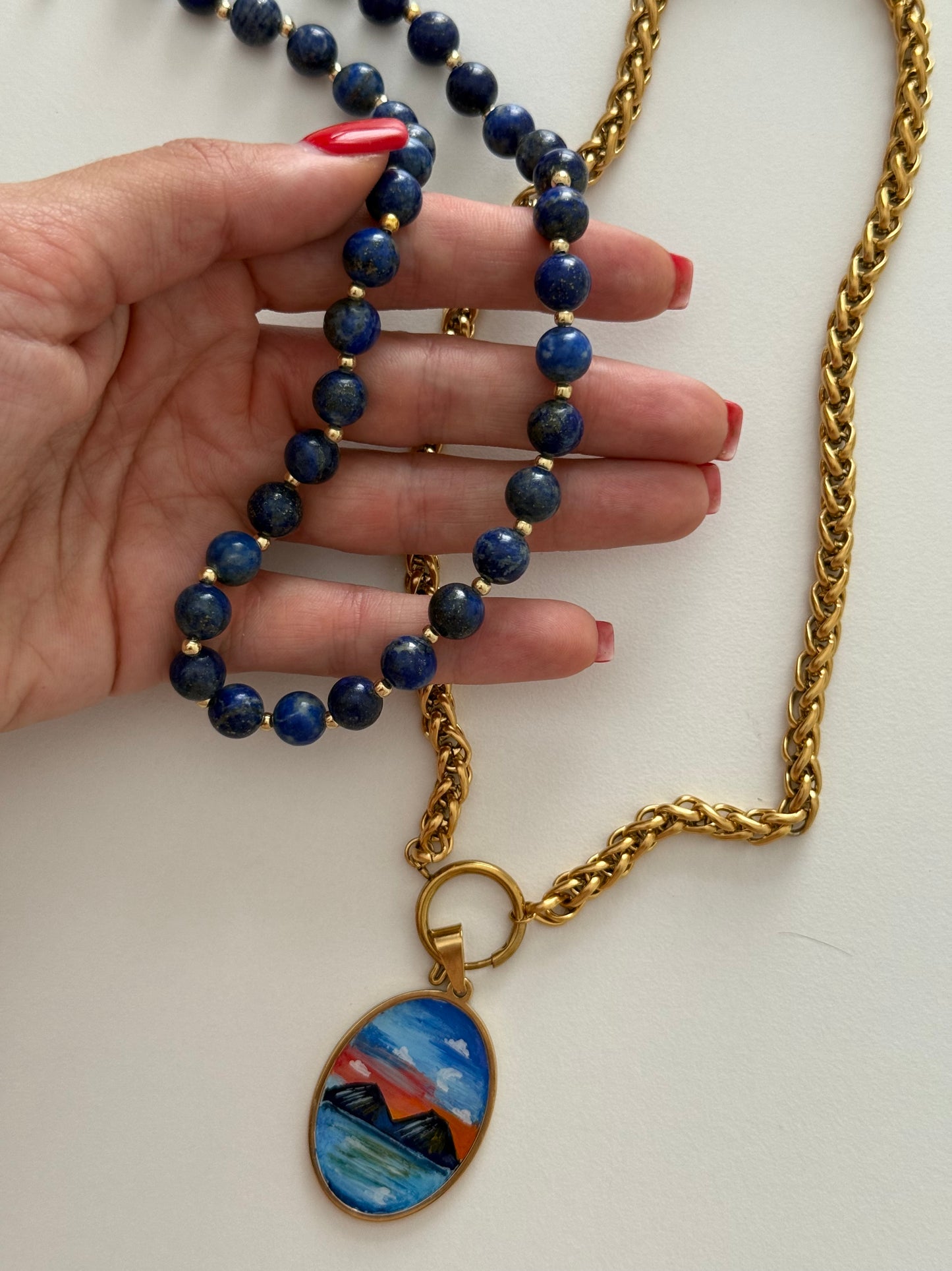 Collier Lapislazzuli blu