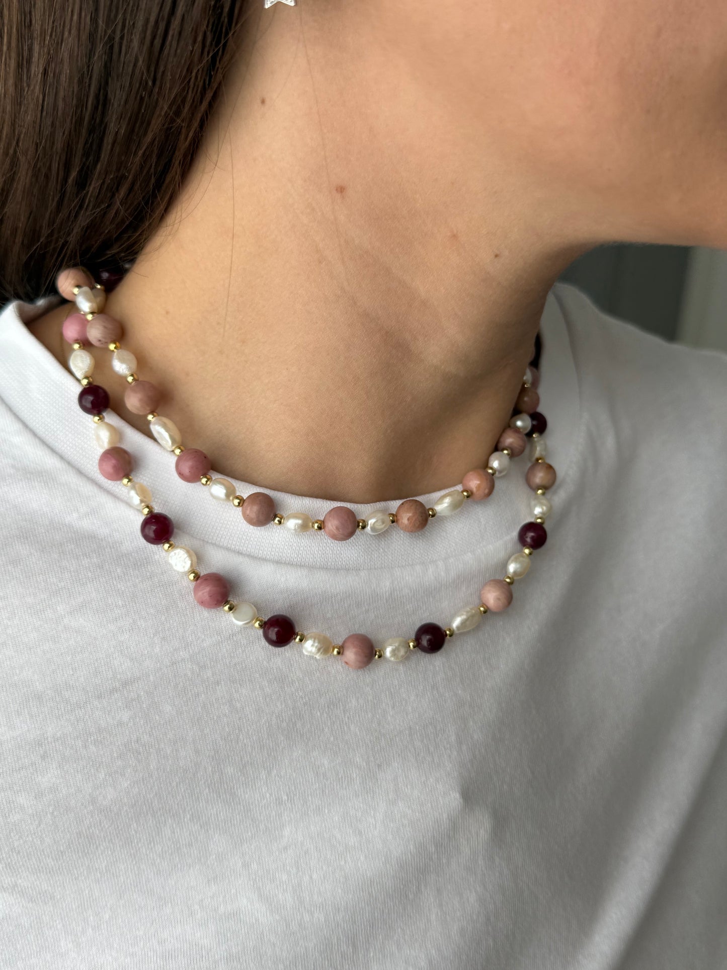 Collier Agata Rosa