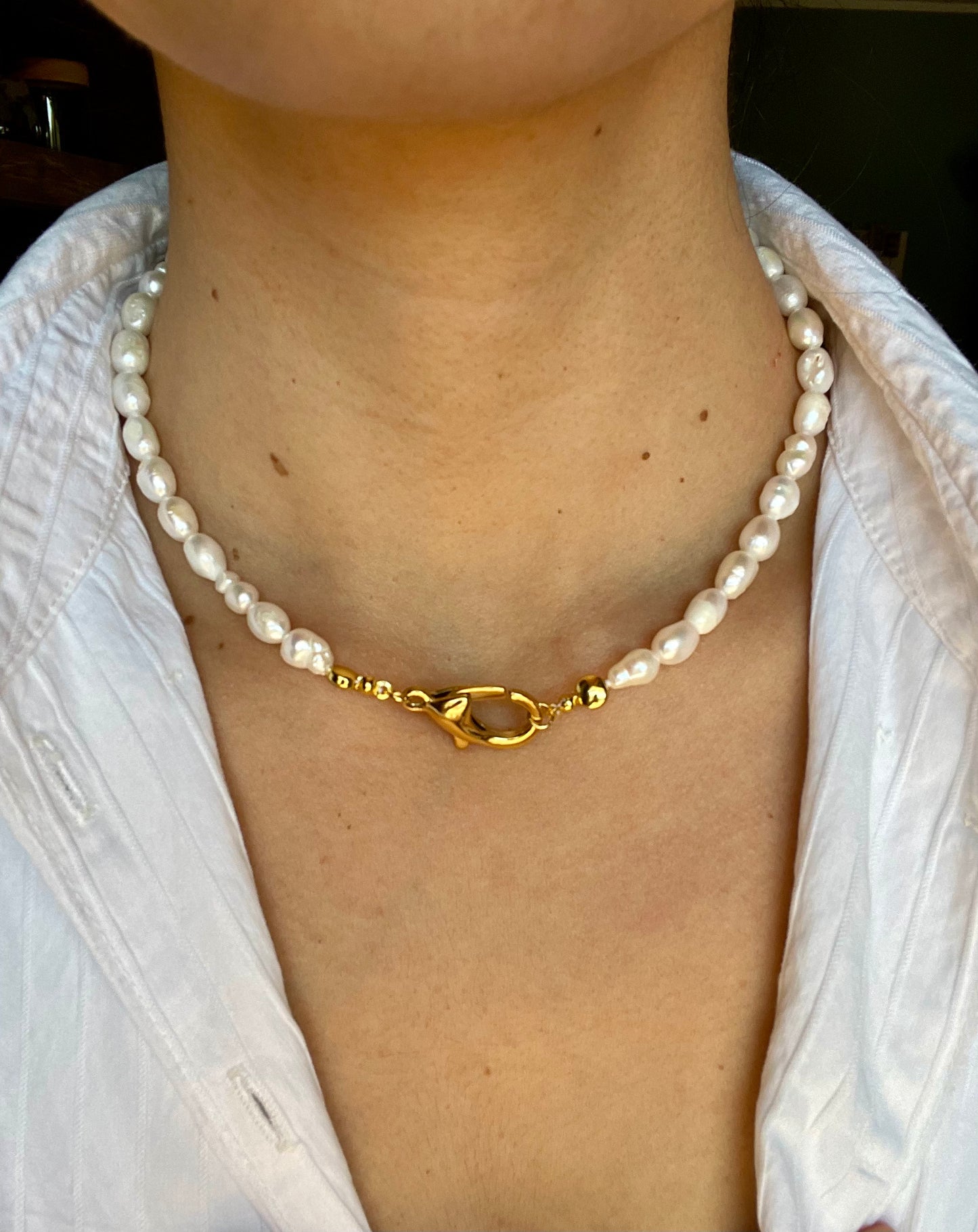 Collier perle di fiume