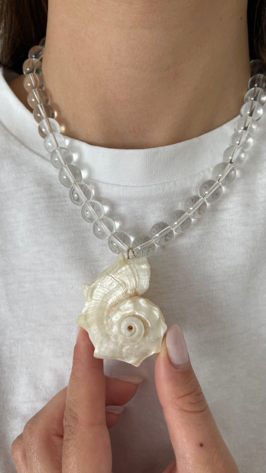 Collana hawai trasparente