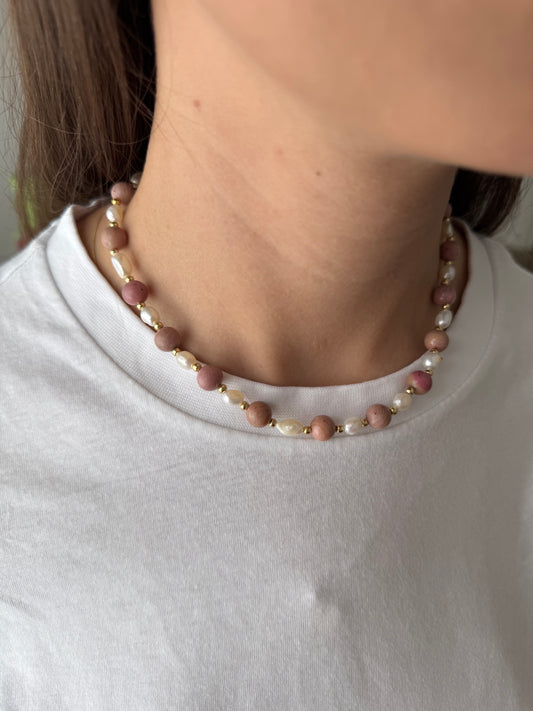Collier Agata Rosa