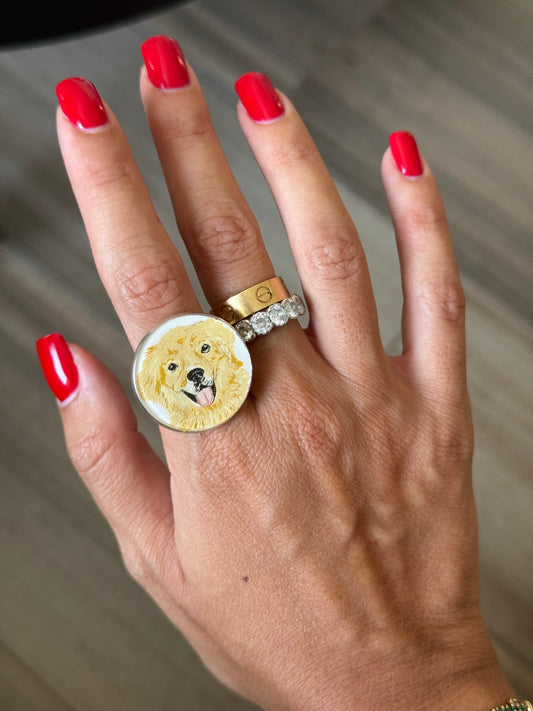 Anello pelosetto big personalizzato