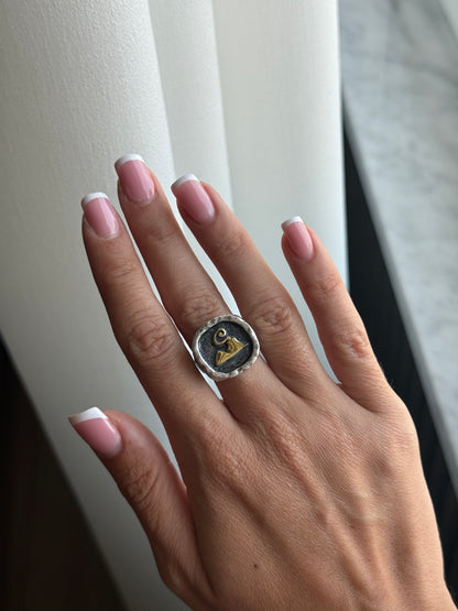 Anello Napule quadrato
