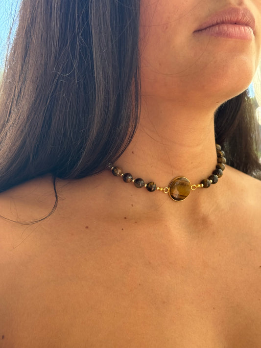 Collier occhio di tigre