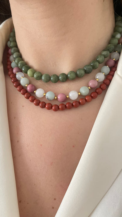 Collier Agata Rossa