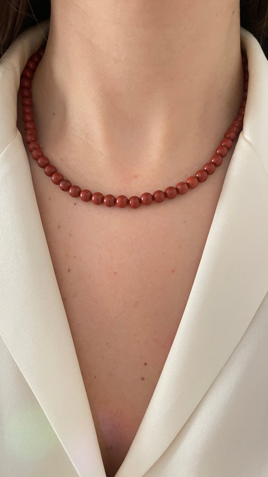 Collier Agata Rossa