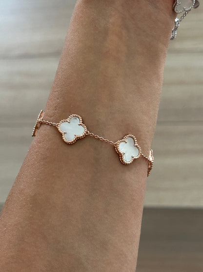 Bracciale Van five oro rosa