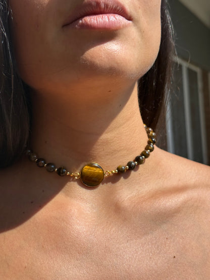Collier occhio di tigre