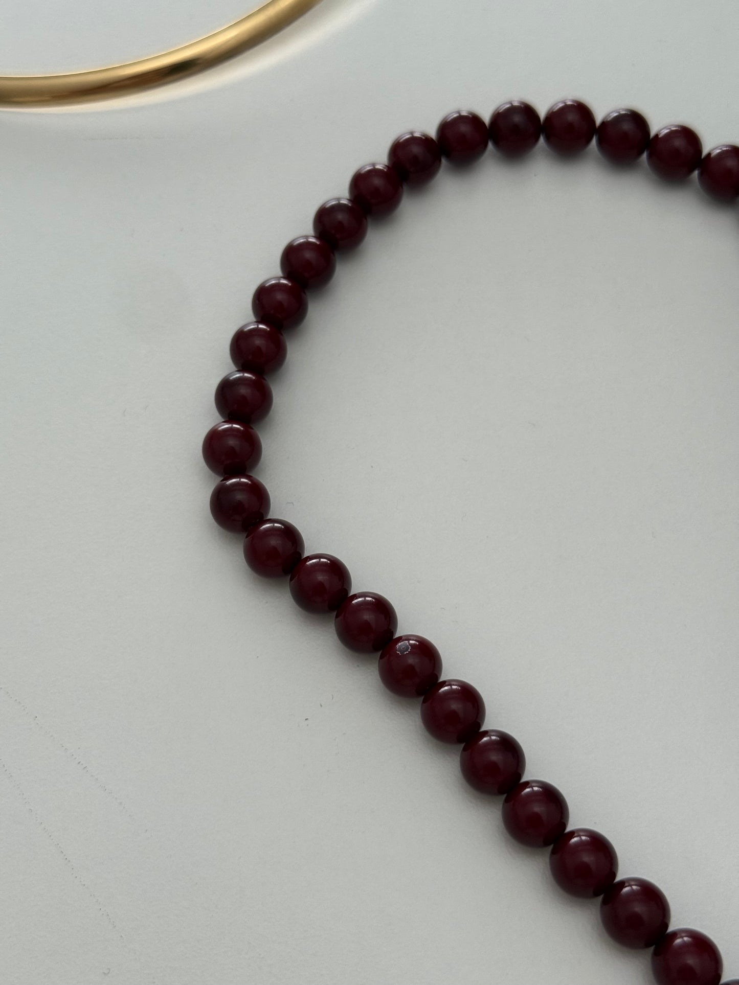 Collana pietre naturali agata rossa