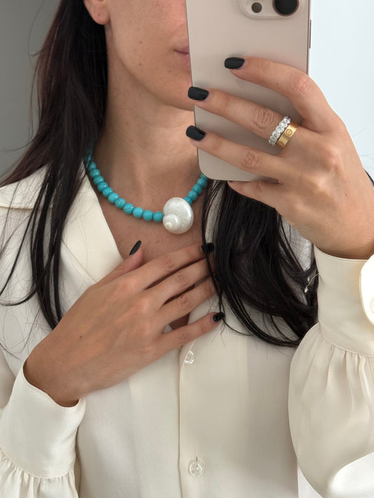 Collana vaiana azzurra