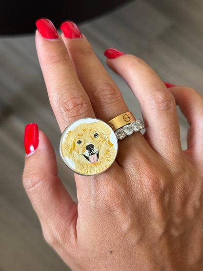 Anello pelosetto big personalizzato